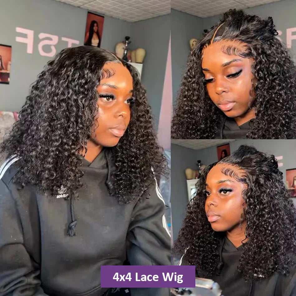 Deep Curly Bob Wigs